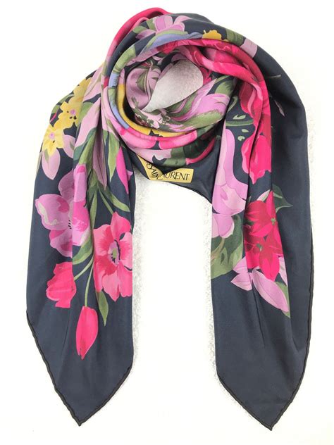 ysl gossamer scarf|ysl silk scarves.